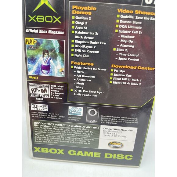 Xbox Demo Disc #37, November 2004 (Tested/Working) - Picture 3 of 7